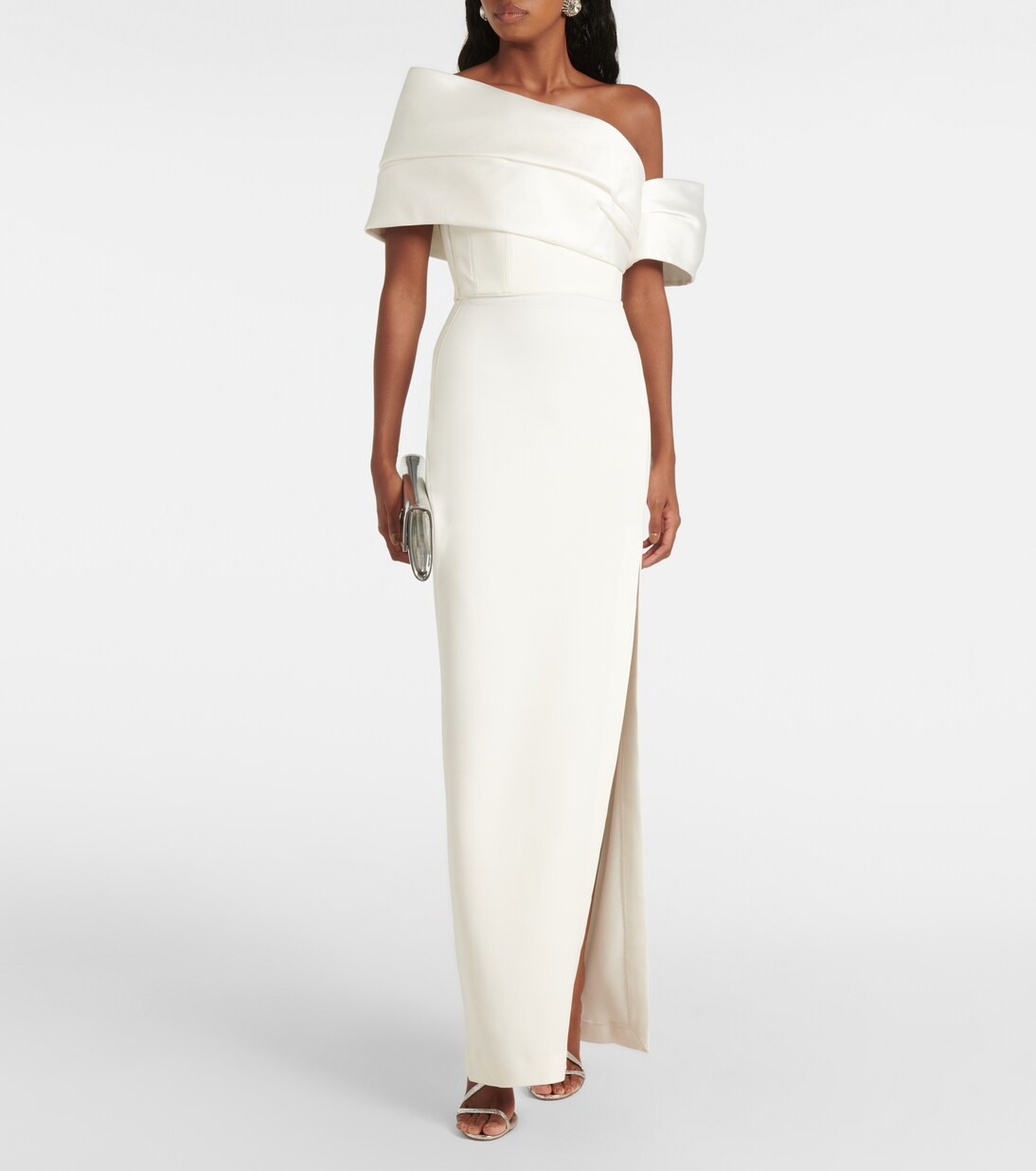 Alexis twill and crêpe gown | Mytheresa (US/CA)