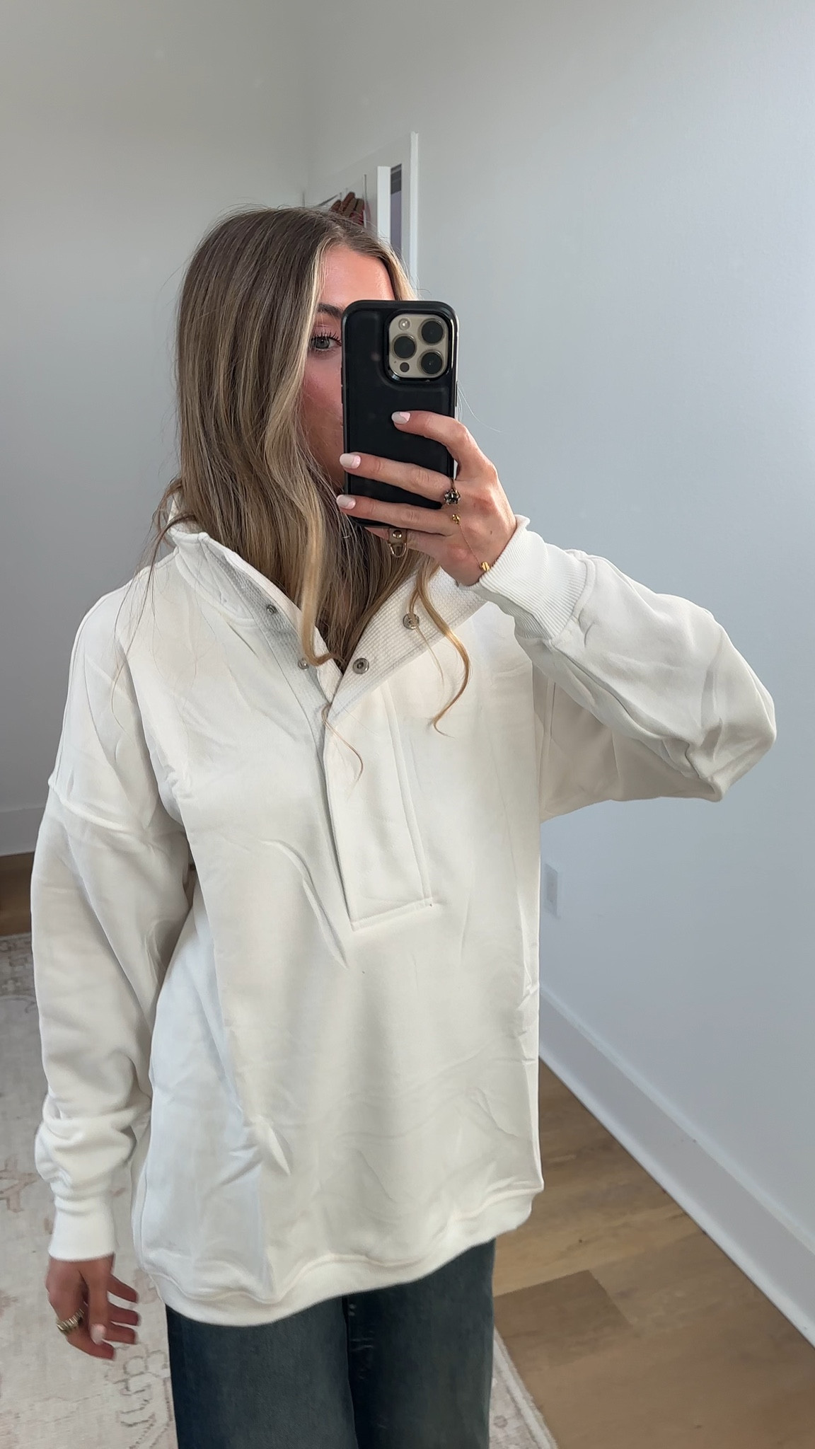 Amazon size small Gacaky Sweatshirt for Women Oversized Casual Long Sleeve Button Henley Neck Pullover Tops Fashion Outfits Clothes. 

#LTKSaleAlert #LTKootd #LTKSeasonal