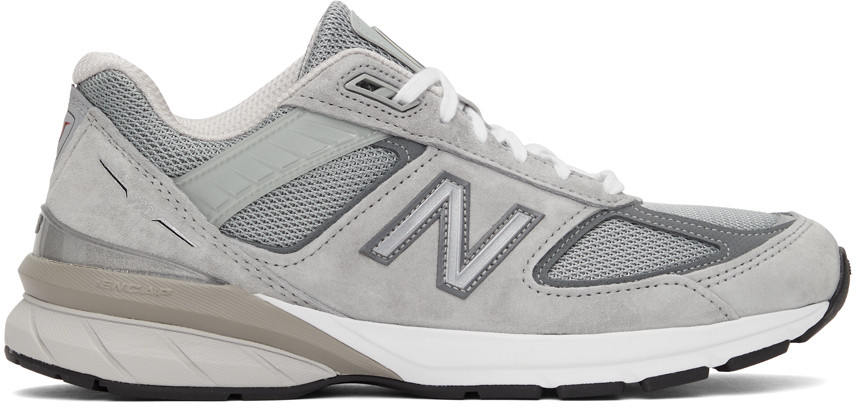 Grey Made In US 990v5 Sneakers | SSENSE