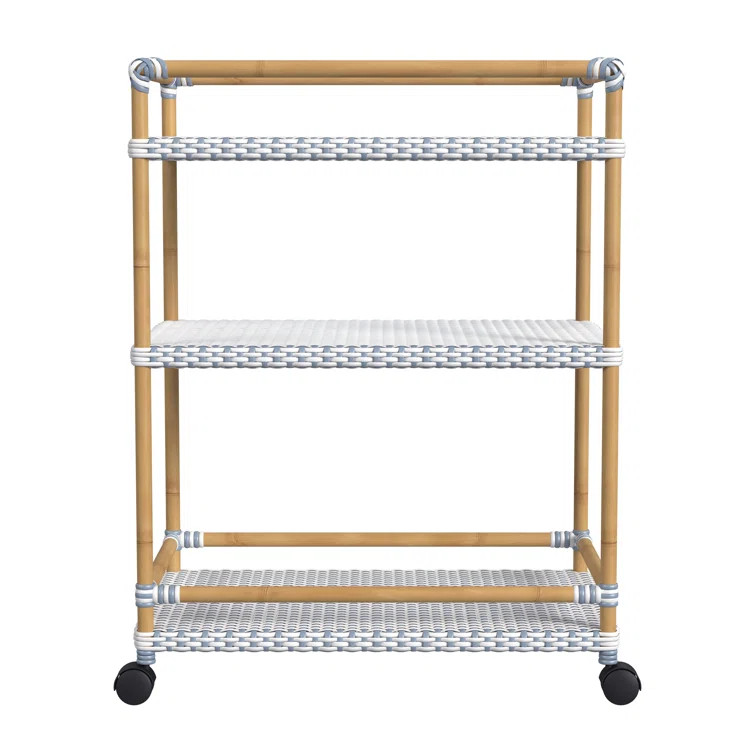 Ellie Bar Cart with Metal Outer Material | Birch Lane