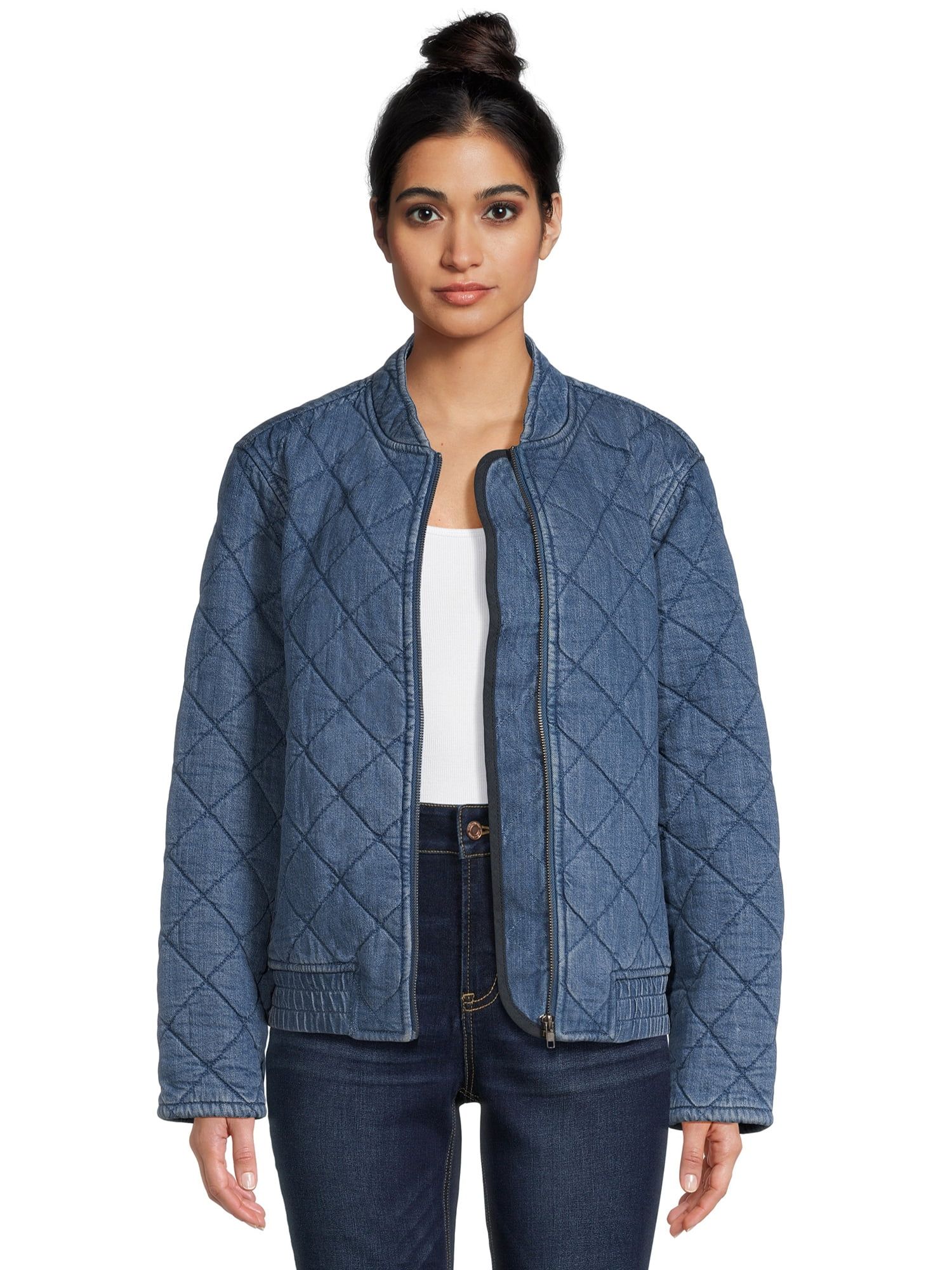 Time and Tru Women's Bomber Jacket | Walmart (US)