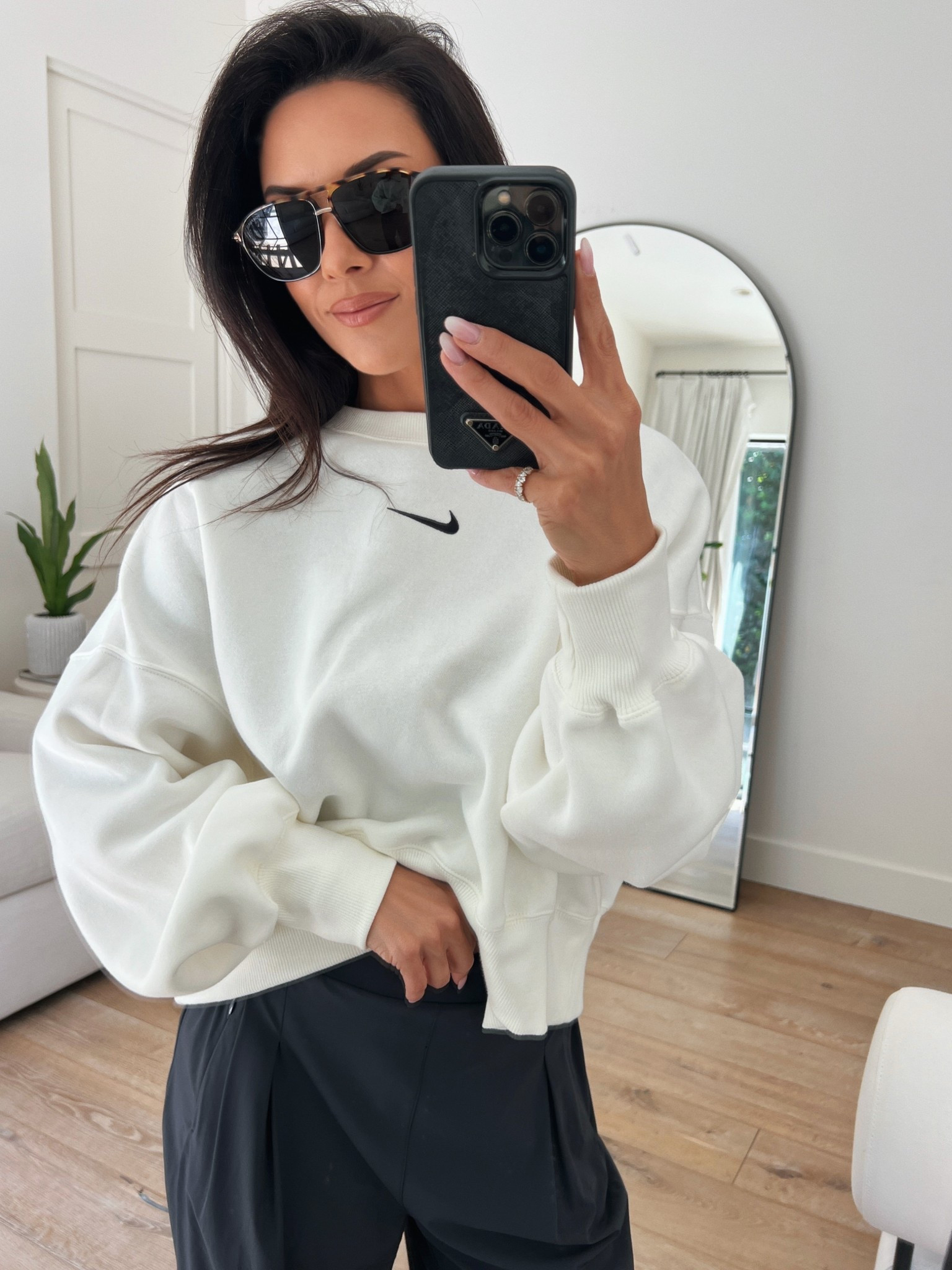 Love this comfy oversized sweatshirt from the Nordstrom sale. I’m wearing an extra small comes in several colors.

#LTKFindsUnder50 #LTKSaleAlert #LTKActive