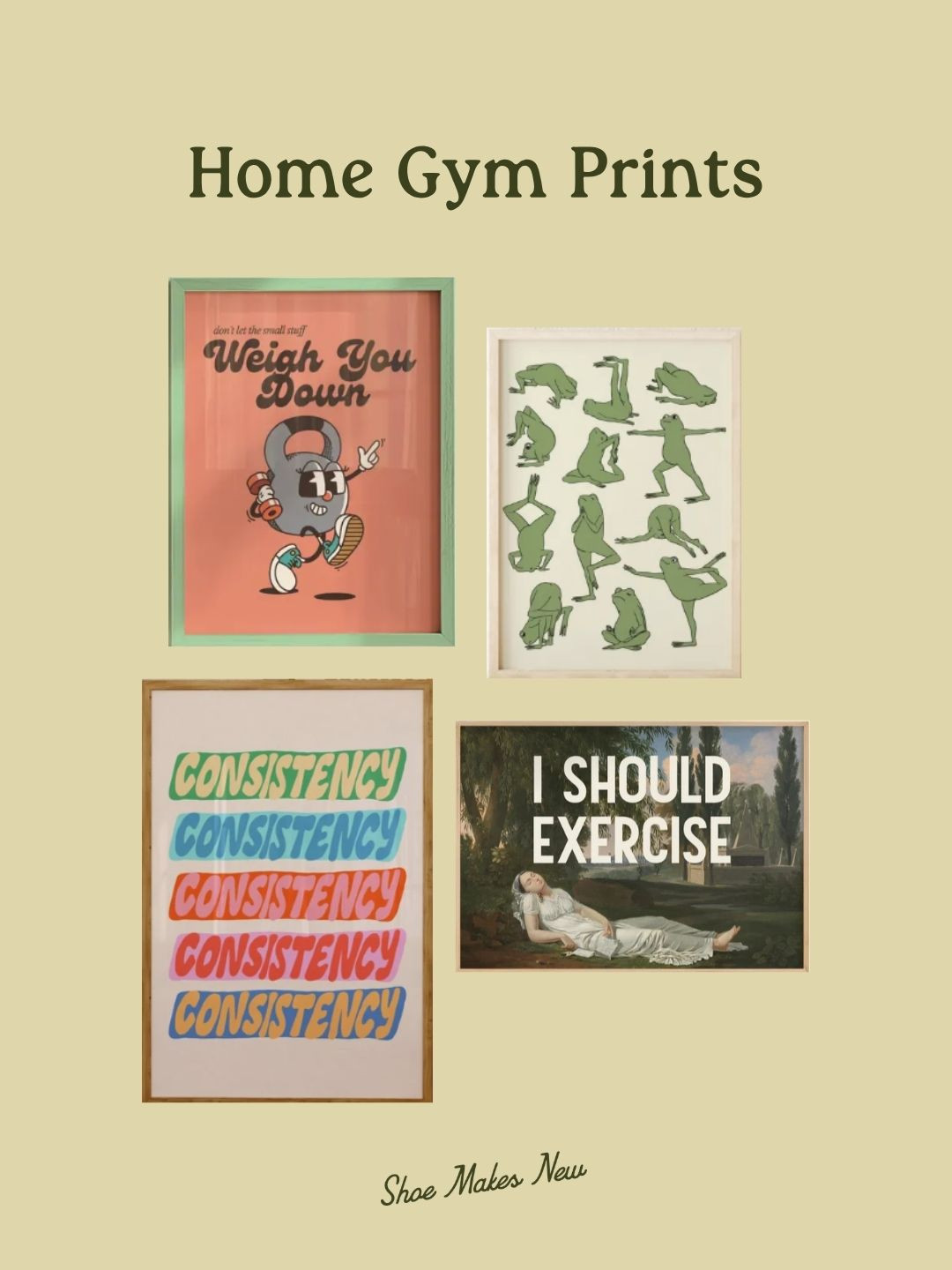 The Etsy printable art I used in our home gym makover 

 