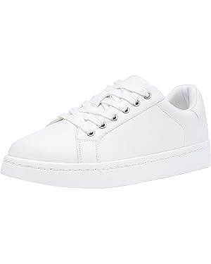 Vepose Women's 8003 Fashion Lace Up Comfortable Casual Tennis Sneakers | Amazon (US)