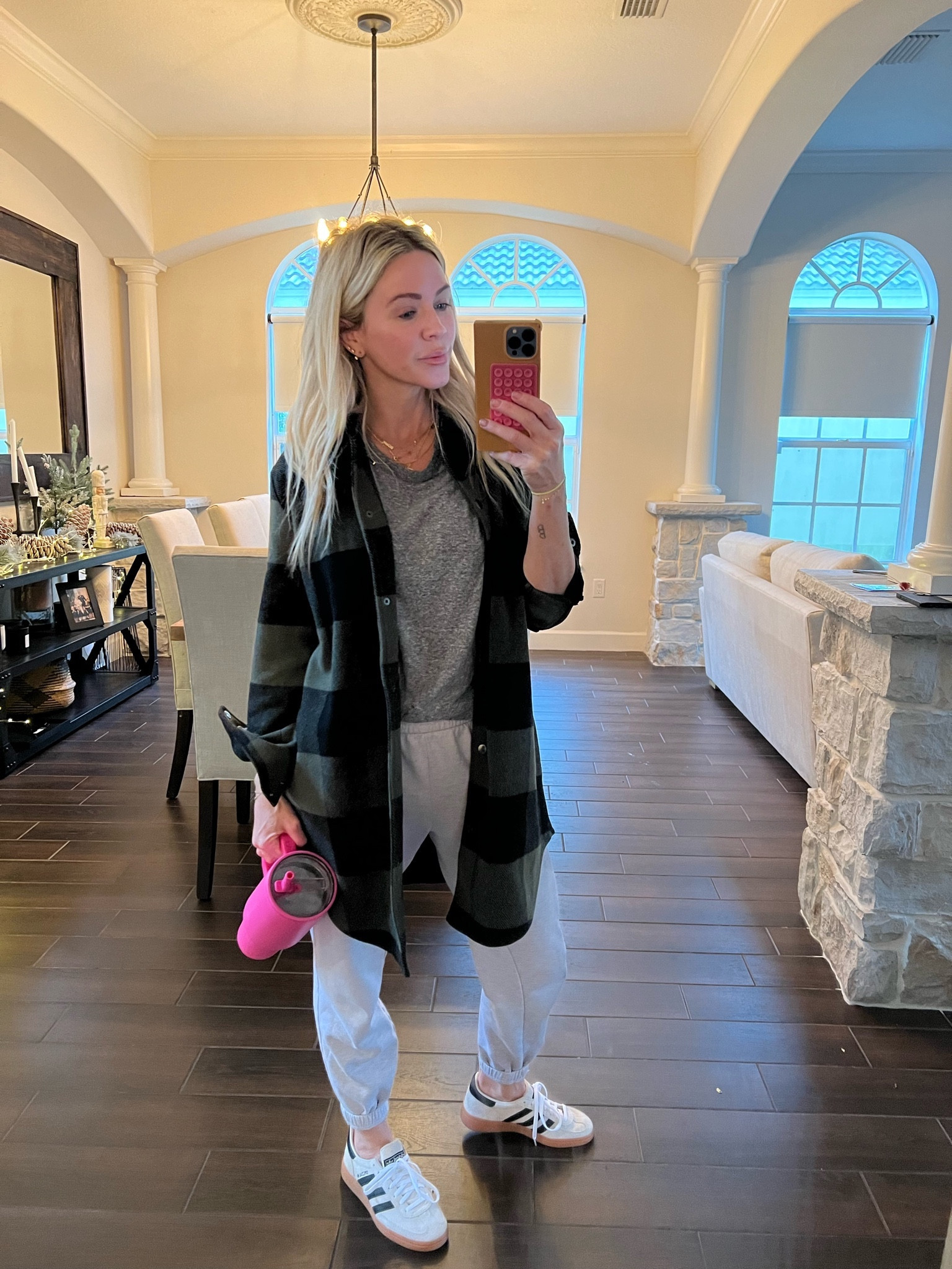 Black Friday outfit! Coat is 30% off (entire site) jessbf40
Jewelry my fav is 30% off code southern30

And my fav new water i think i like better than Stanley is $27 code on their site! It doesn’t spill, 40oz and it fits in car 