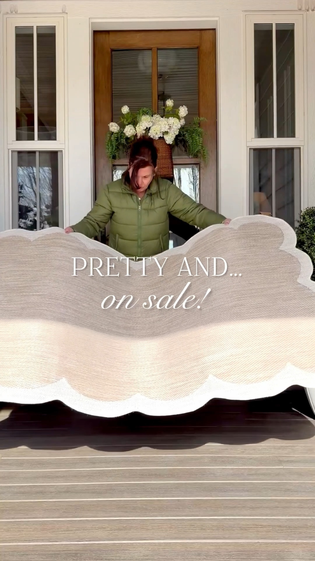 I love it so much, I bought it again  It’s the scallops that do it for me. This outdoor rug is pretty, charming and on sale! Sharing a few of my fav porch and patio finds.

#LTKSeasonal #LTKHome #LTKSaleAlert