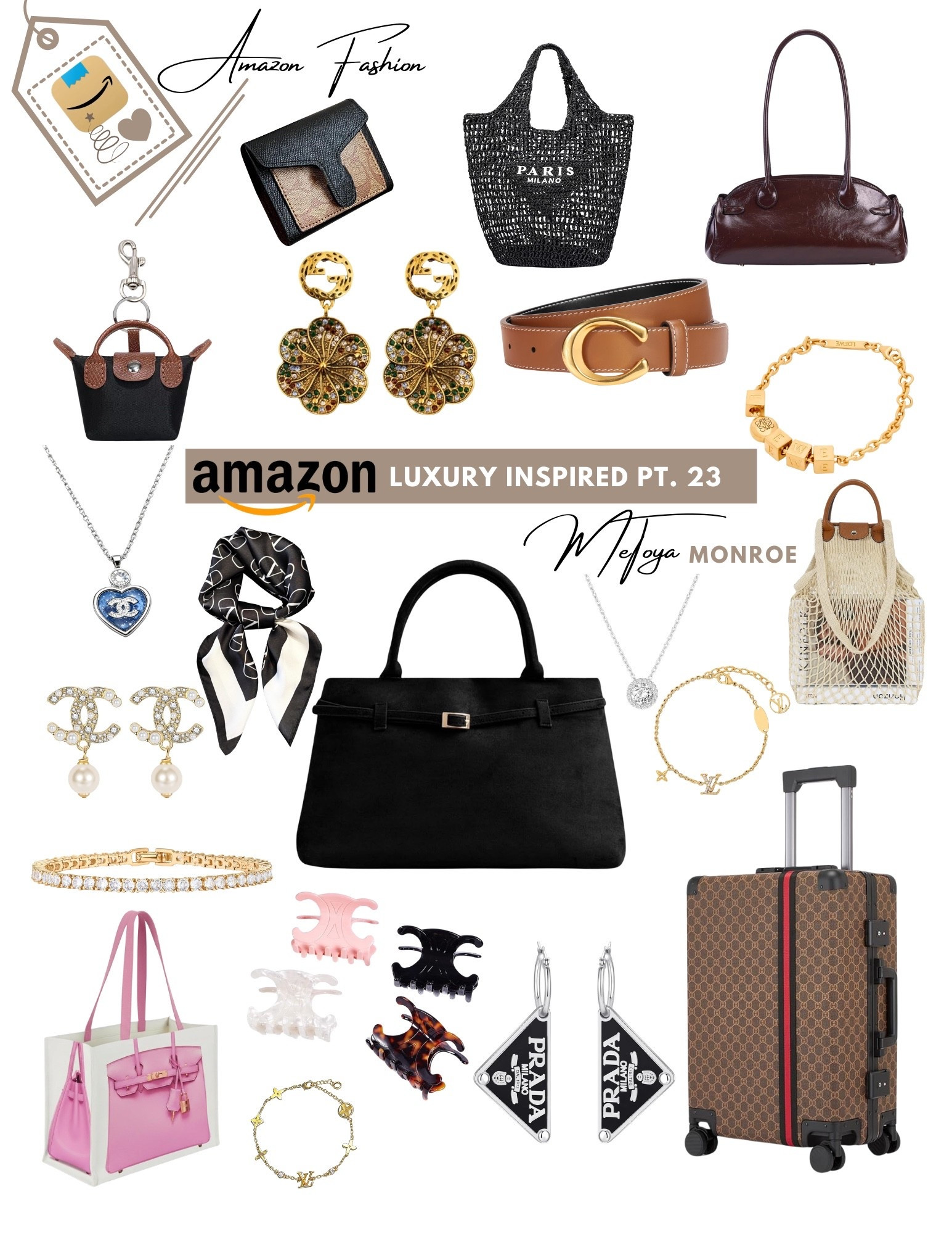 Amazon Luxury Inspired Pt 23 from my YouTube Haul! So many goodies here! Of course if you want to see detailed reviews check out my YouTube channel: www.YouTube.com/@metoyamonroe 