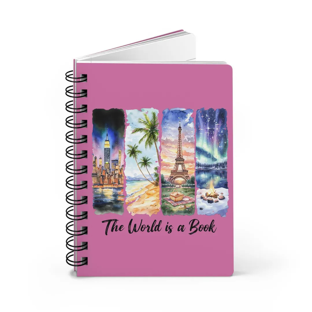 Travel Journal With "the World is a Book" Quote - Etsy | Etsy (US)