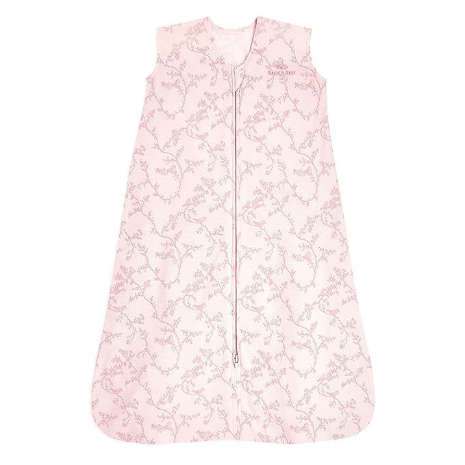 HALO Sleepsack, 100% Cotton Wearable Blanket, Swaddle Transition Sleeping Bag, TOG 0.5, Pink Toil... | Amazon (US)