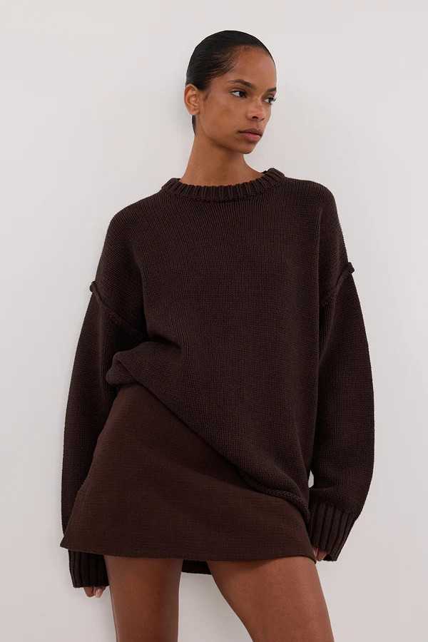 NIEVE CHOCOLATE MINI SKORT | DISSH