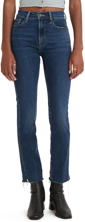 Levi's Women's Premium 724 High Rise Straight Jeans | Amazon (US)