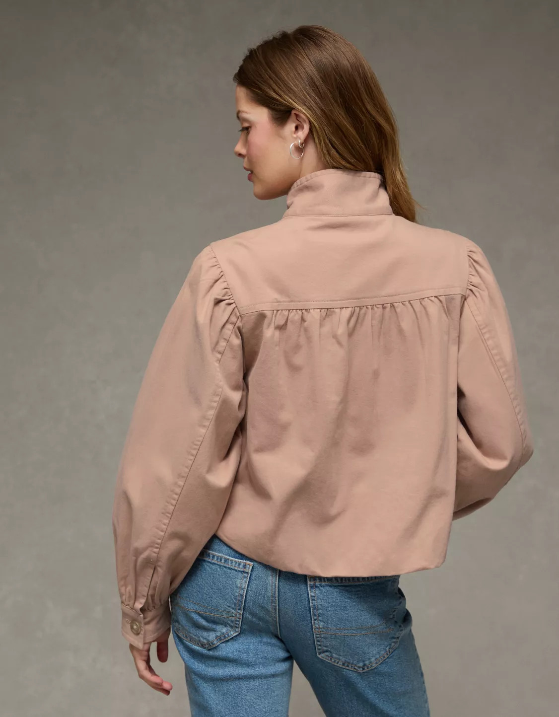 AE Twill Swing Jacket | American Eagle Outfitters (US & CA)