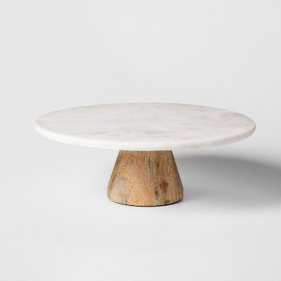 Marble & Acacia Cake Stand - Project 62&#8482; | Target