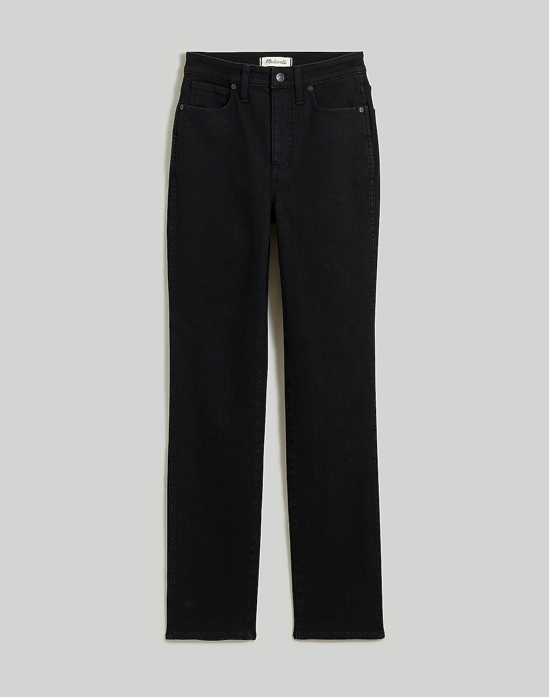 Plus Curvy Stovepipe Jeans in Black Rinse Wash | Madewell