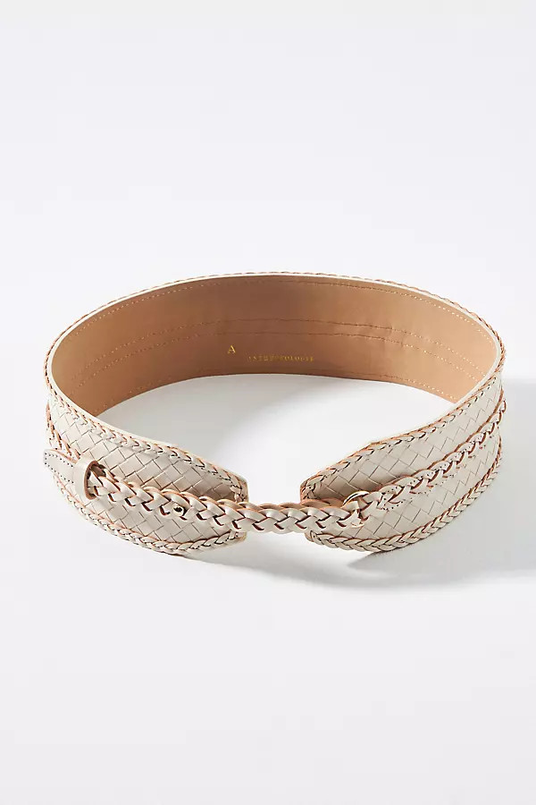 Braided Wide Corset Belt | Anthropologie (US)