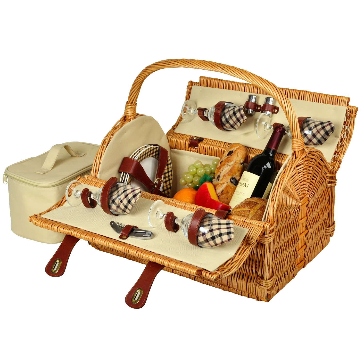 Picnic at Ascot Yorkshire Picnic Basket for Four & Reviews | Wayfair | Wayfair North America