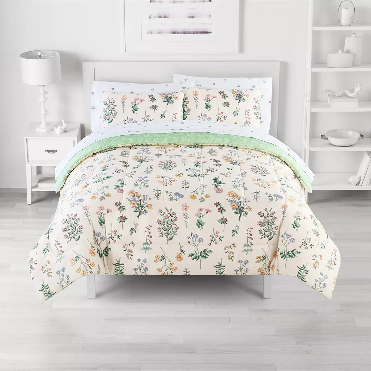 The Big One® Emily Floral Reversible Comforter Set with Sheets | Kohl's