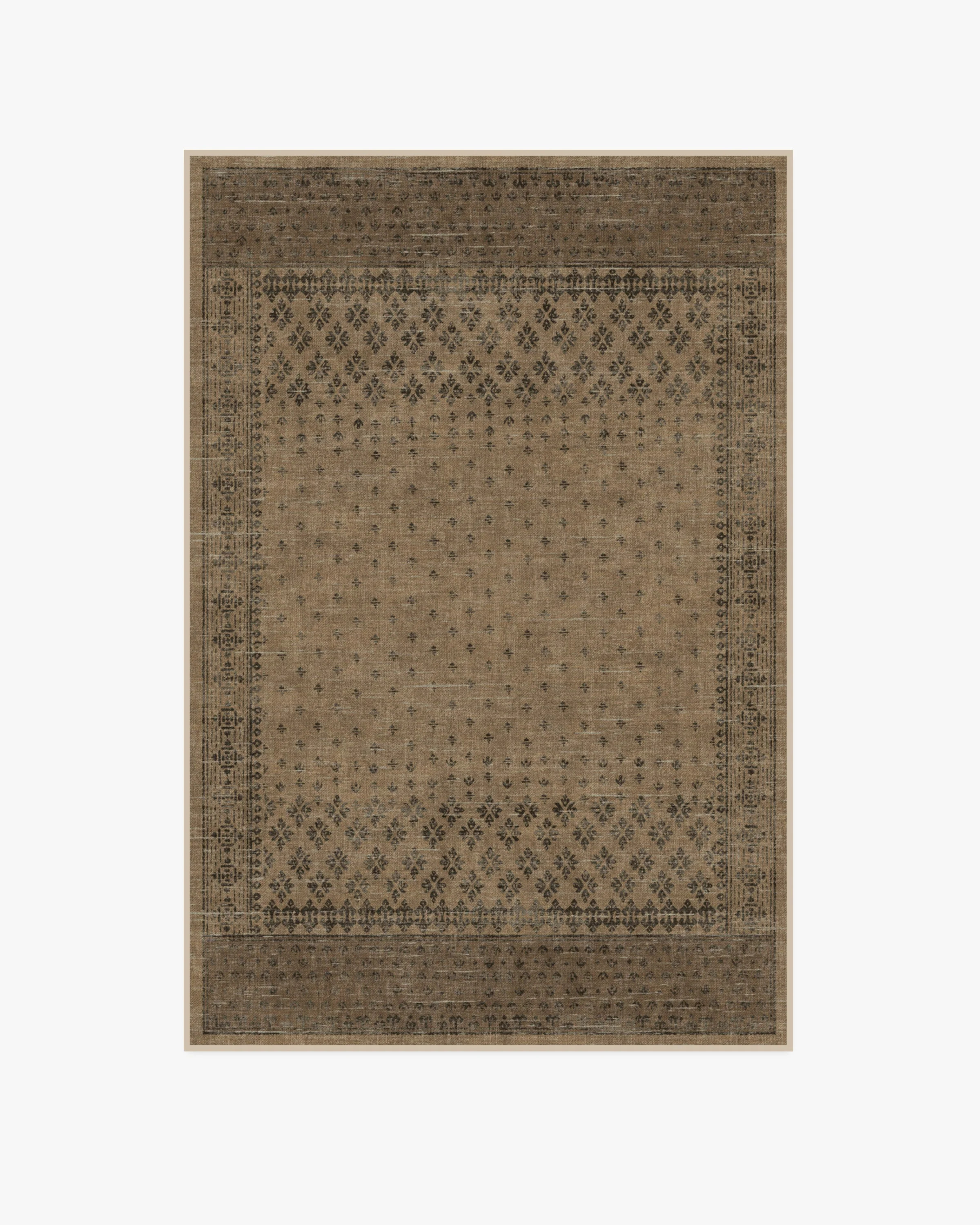 Fernanda Black & Tan Flatwoven Rug | Ruggable US | Ruggable