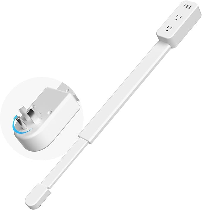 Electrical Outlet Extender Long Stick with 180° Swivel | Extends 23-35 in for Hard-to-Reach Plac... | Amazon (US)