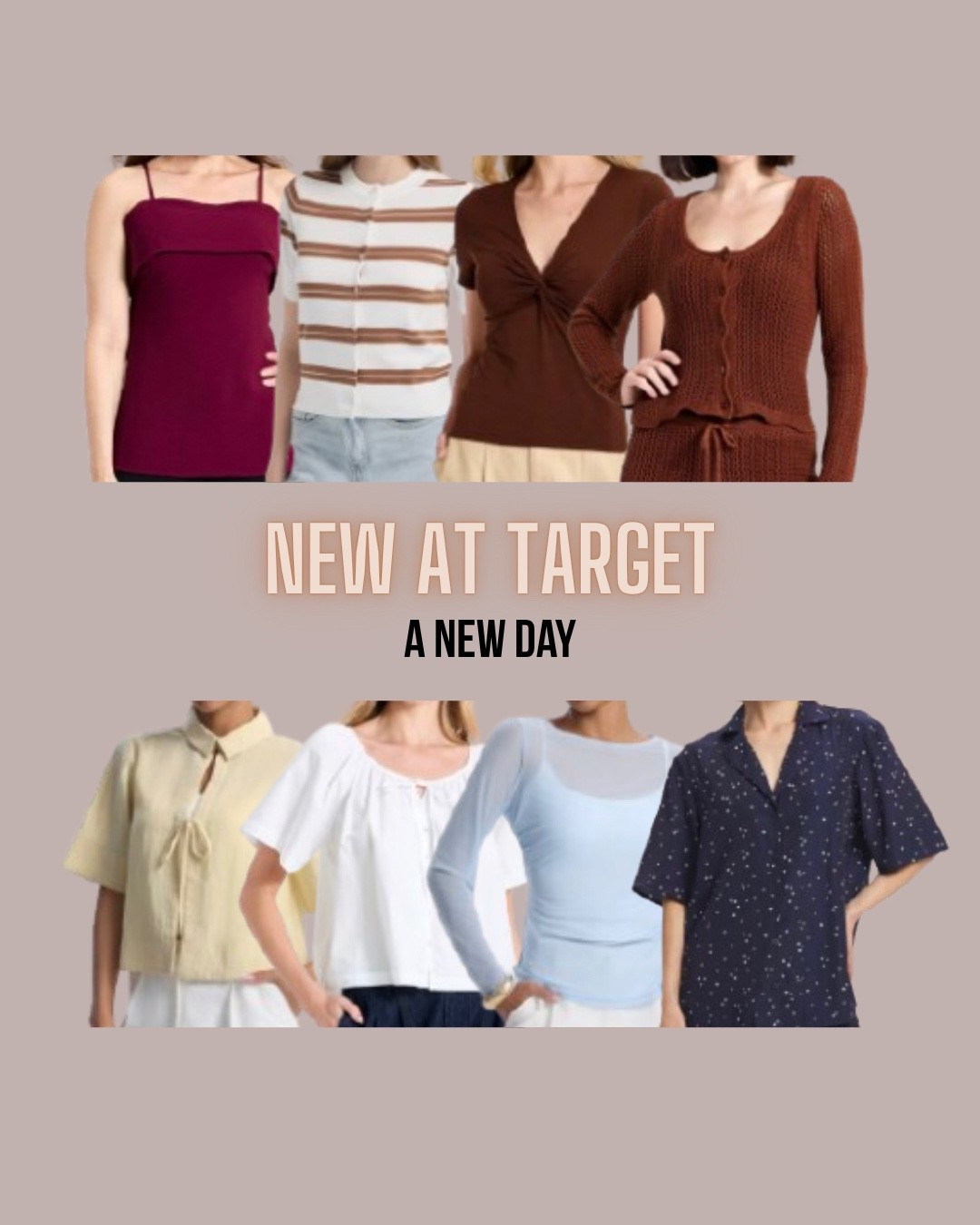 Target style
Summer tops