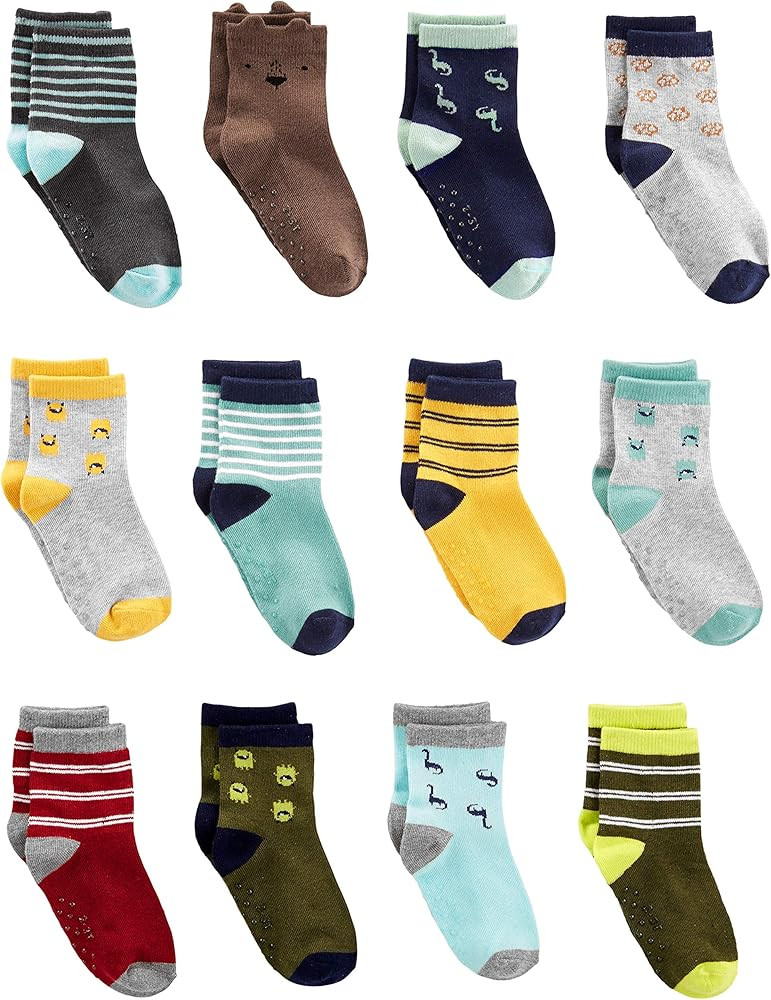 Simple Joys by Carter's baby-boys 12-pack Neutral Sock Low | Amazon (US)