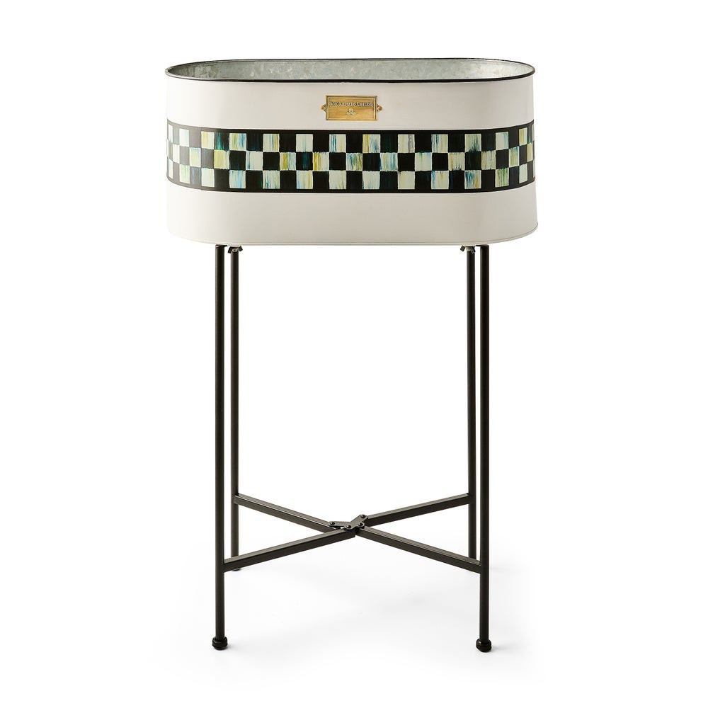 Spectator Galvanized Standing Planter | MacKenzie-Childs