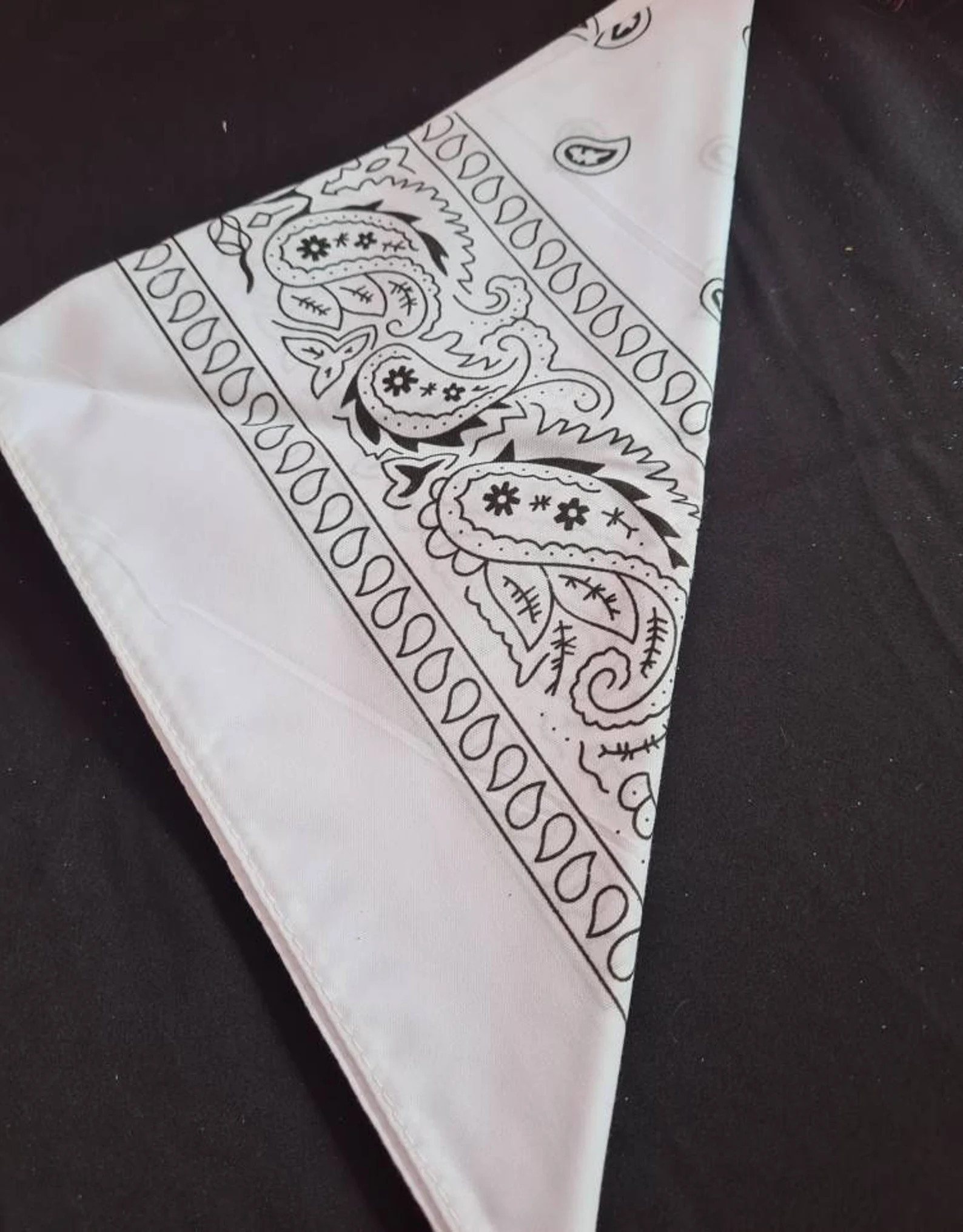 REDUCED TO CLEAR Large Paisley Bandana - Etsy UK | Etsy (UK)