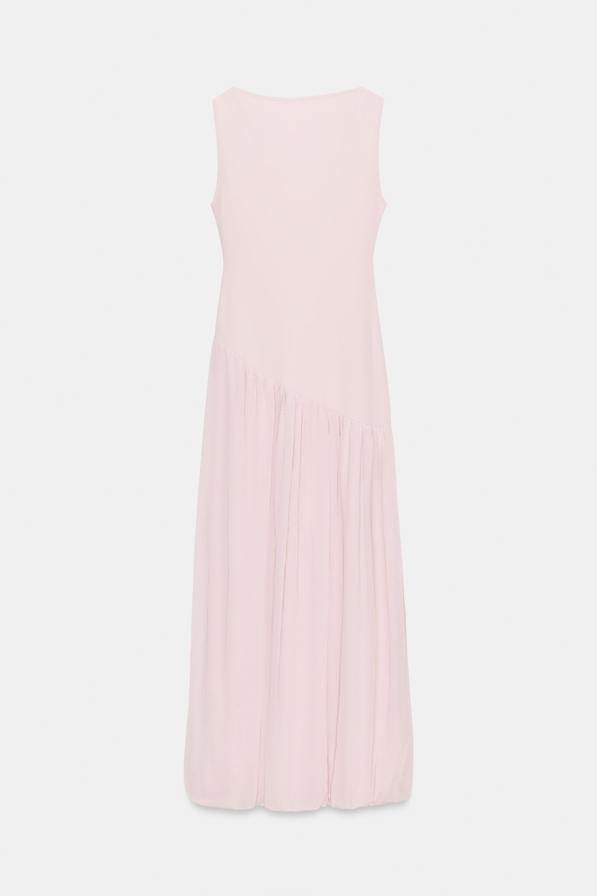 LONG COMBINATION TULLE DRESS | Zara US