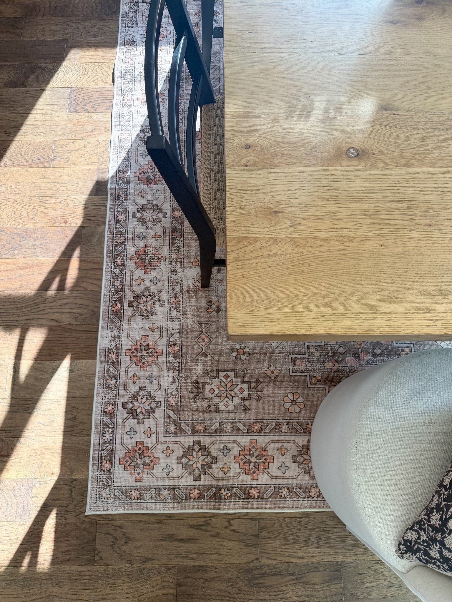 Beautiful new rug! Super affordable, I got a 6x9 for less than $110! 

It’s machine washable and perfect way to warm up your space! 

#LTKHome