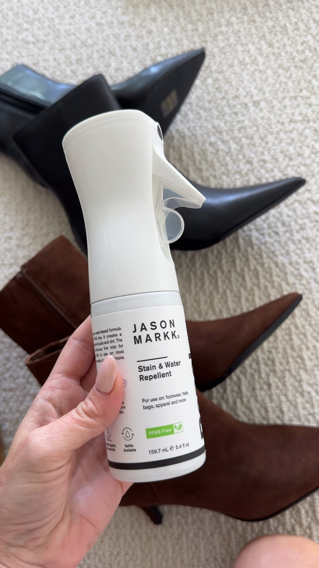 suede protective spray plus a kit that includes the protectant along with tools to clean suede 

#LTKStyleTip #LTKFindsUnder100