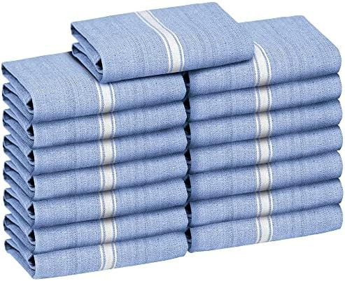 Zeppoli Classic Kitchen Towels - 15 Pack - 14" x 25" - 100% Natural Cotton Kitchen Dish Towels - ... | Amazon (US)