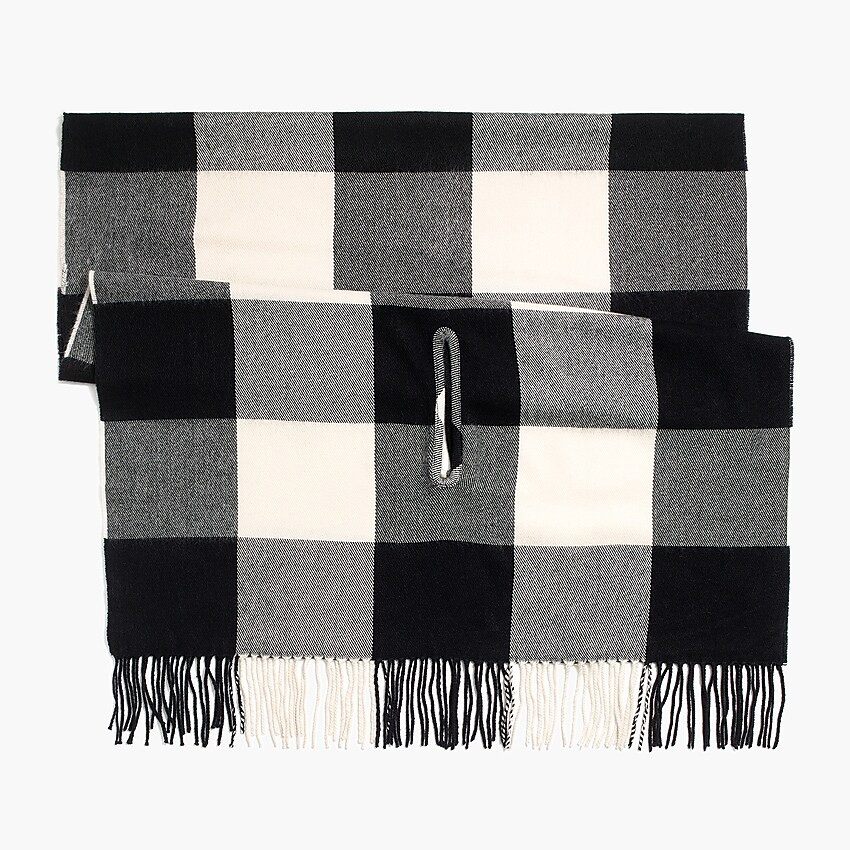 Plaid cape-scarf | J.Crew Factory