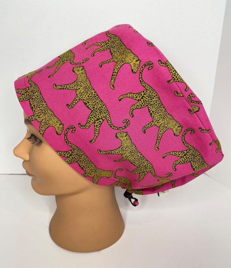 Leopard Sighting Women's Euro Scrub Cap Surgical Hat - Etsy | Etsy (US)
