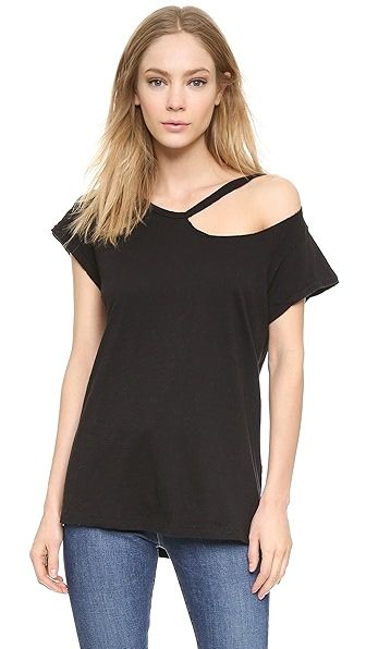 Ripped Neck Tee | Shopbop
