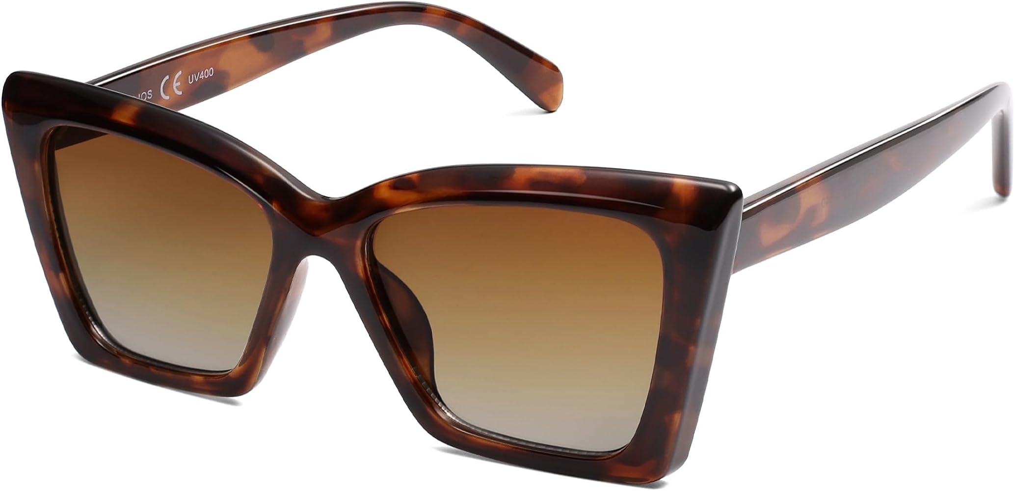 SOJOS Trendy Oversized Square Cateye Sunglasses for Women Men UV400 Designer Shades SJ2347 | Amazon (US)