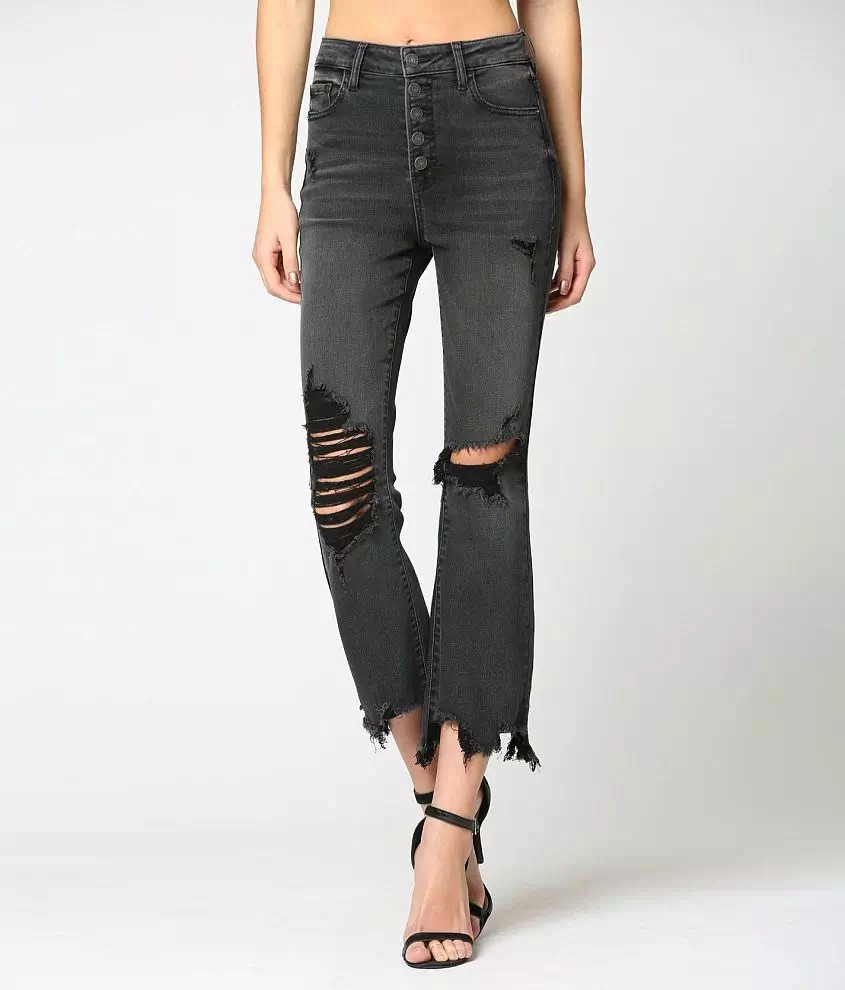 The Happi Cropped Flare Stretch Jean | Buckle