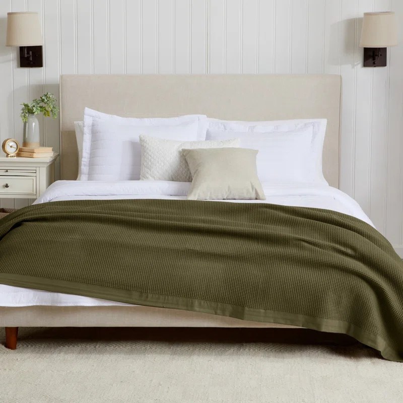 Cashe Waffle Weave Throw Blanket | Wayfair North America