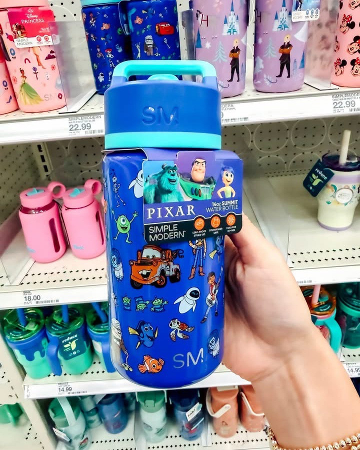 Target just dropped the cutest Simple Modern Disney water bottles and I don’t think I could pick a favorite if I tried. 🥹✨

They have Pixar, Disney Princess, Frozen, Spidey, Minnie, Mickey, and Bluey. If you’re shopping for back to school (or just have a Disney loving little one), these are definitely worth grabbing before they disappear.

Which one would your kid pick? 💙

#Target #TargetFinds #SimpleModern #DisneyFinds #BackToSchool #Bluey #DisneyPrincess #Pixar #MickeyMouse #Spidey
