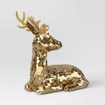 Christmas Sequin Sitting Deer Decor - Wondershop™ | Target