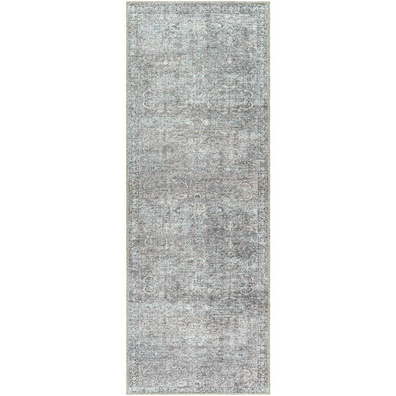 Better Homes & Gardens Persian Blooms Runner Washable Non-Skid Area Rug, Brown, 2'5" x 7' | Walmart (US)