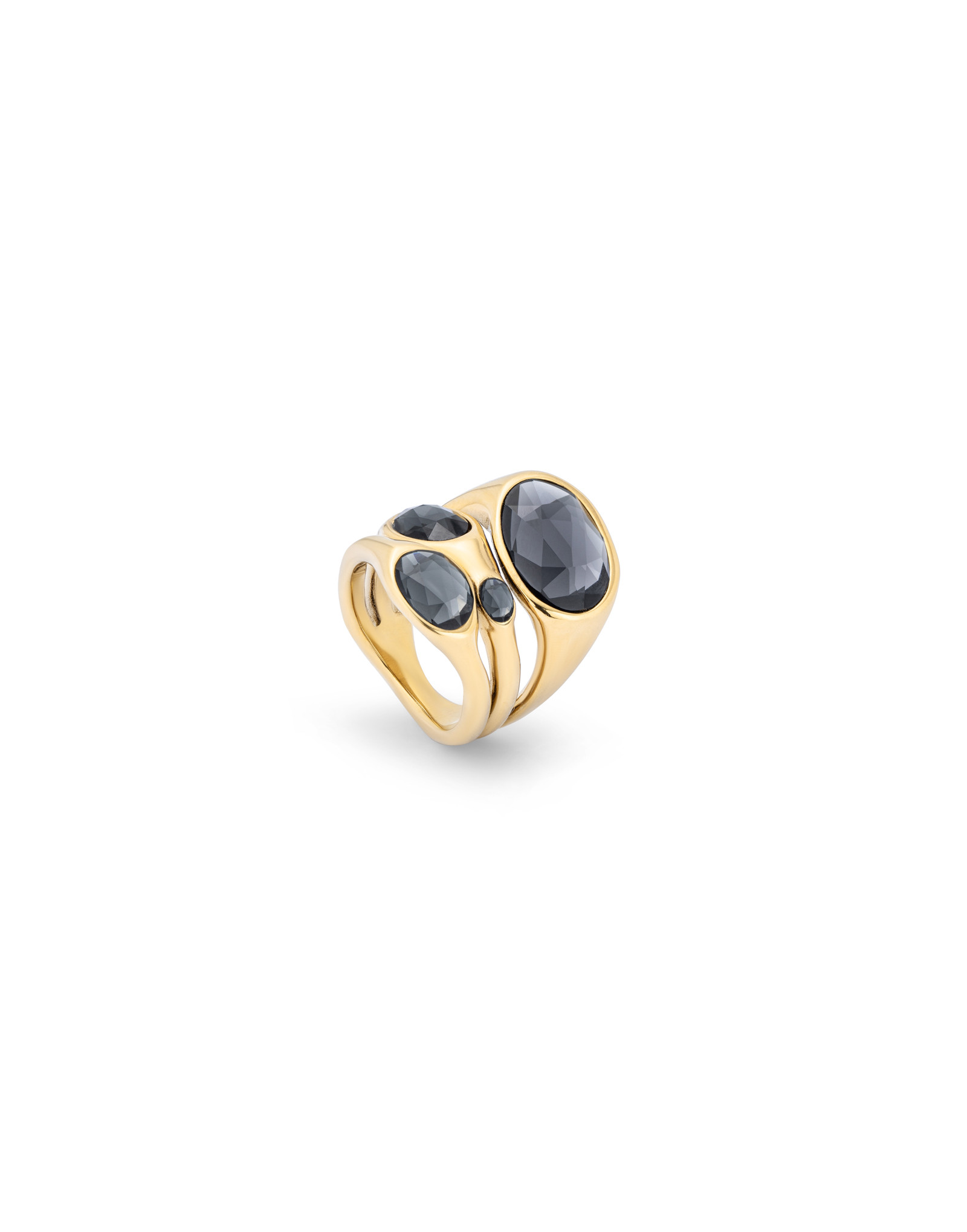 Ring with crystals with different sizes | UNOde50