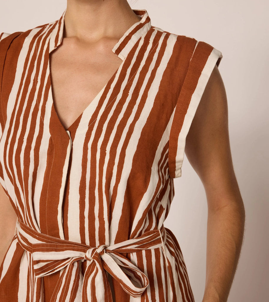 Lani Midi Dress | Vecchio Stripe | Cleobella