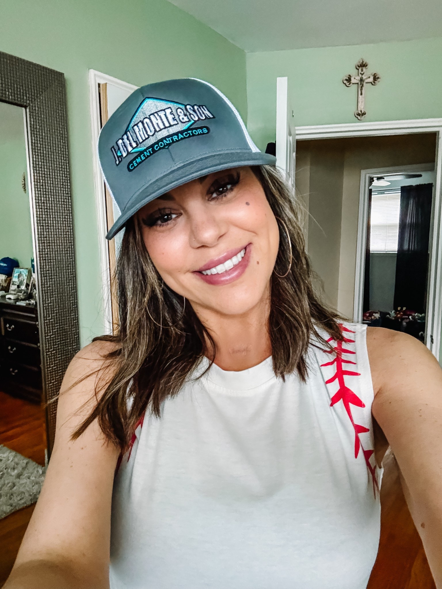 Spring Fashion/Baseball Season!
This adorable baseball stitch tank is currently under $20!! It's lightweight and super comfortable!!
Fits TTS!!

#LTKFindsUnder50 #LTKStyleTip #LTKSeasonal