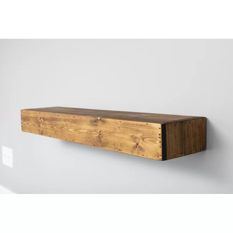 Ascenza Pine Solid Wood Floating Shelf | Wayfair North America