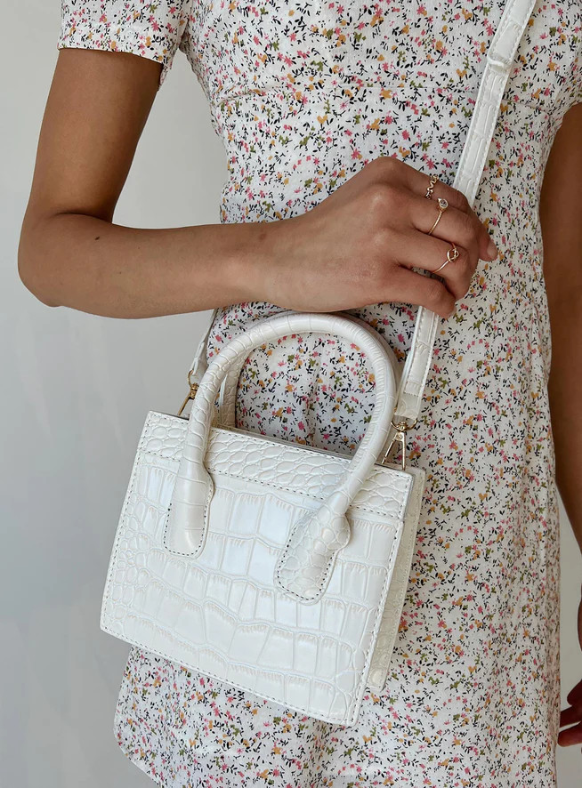 Mulligan Bag White | Princess Polly US