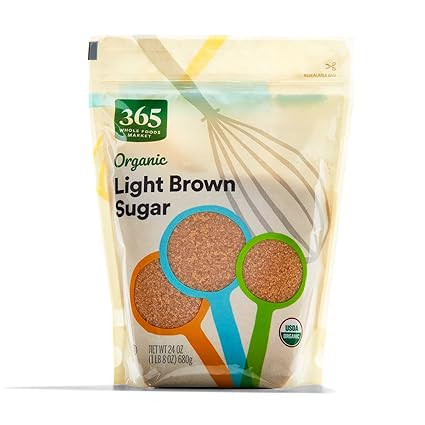 365 by Whole Foods Market, Organic Light Brown Sugar, 24 Ounce | Amazon (US)