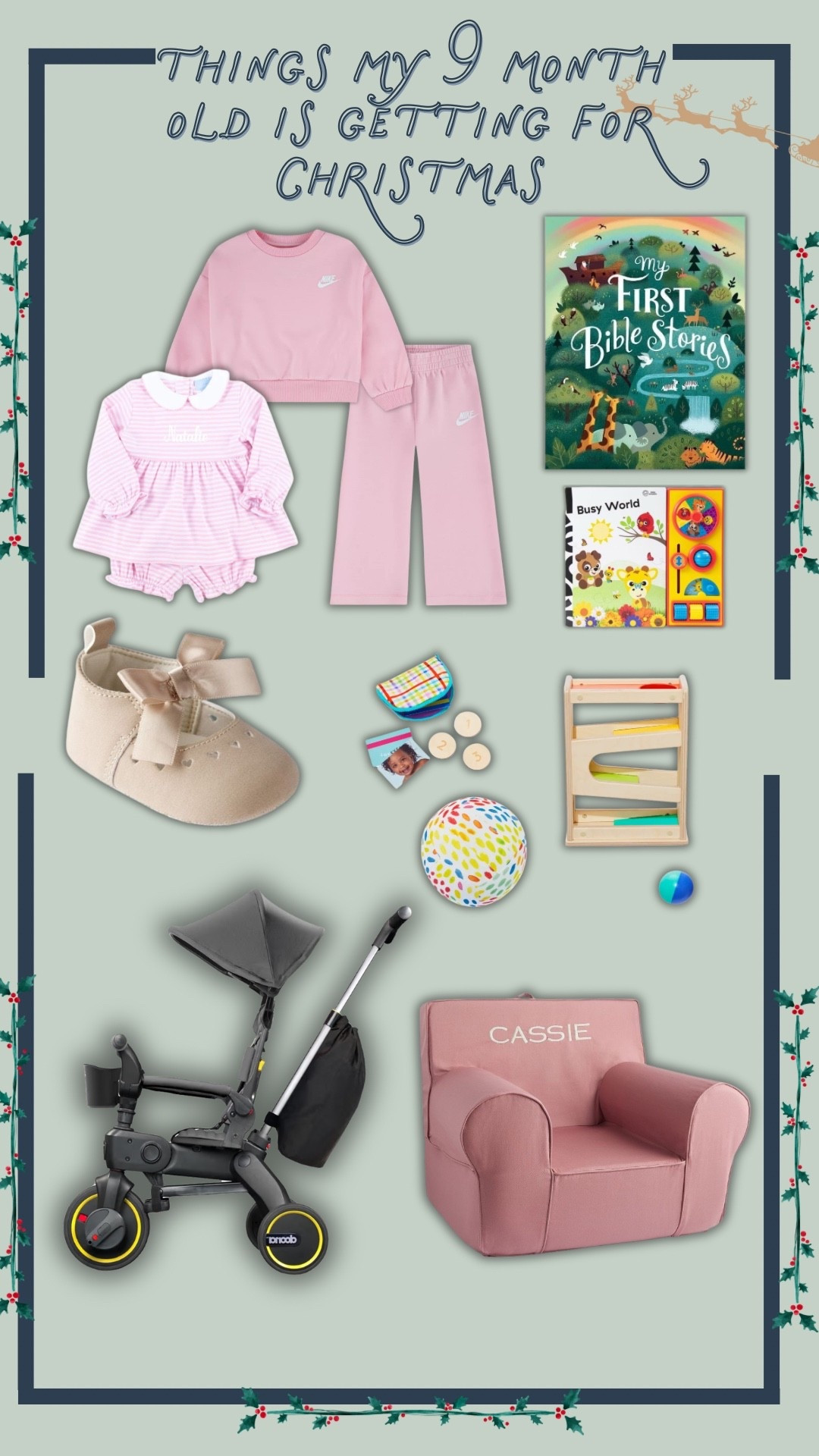 christmas for a 9 month old baby girl 🫶🏼

gift guide, christmas, shopping, wish list 

#LTKHoliday #LTKCyberWeek #LTKGiftGuide
