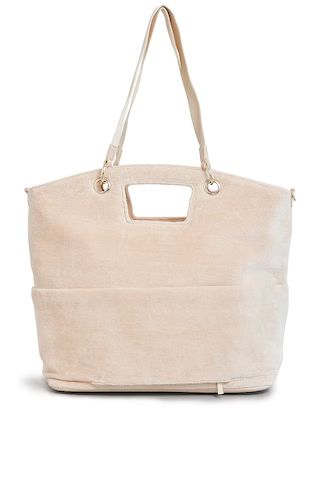 BEIS The Terry Tote in Beige from Revolve.com | Revolve Clothing (Global)