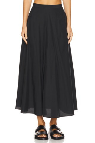 Theory Full Circle Skirt in Black from Revolve.com | Revolve Clothing (Global)