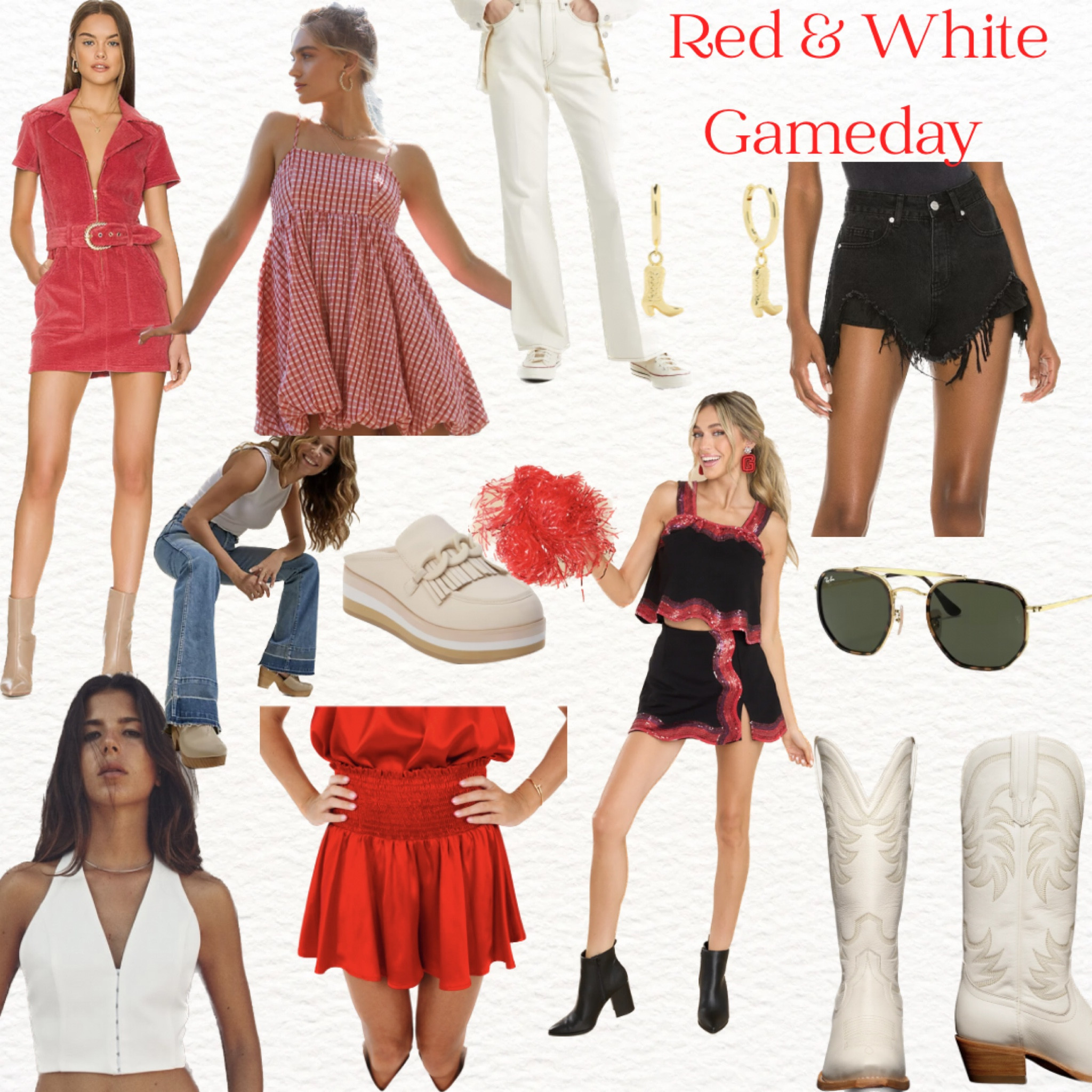 Red and white gameday looks! UA, U of A, etc! 

#LTKFind #LTKSeasonal